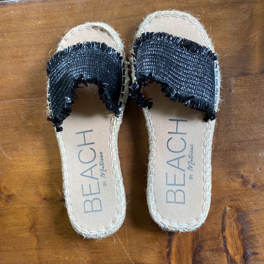 raffia sandals